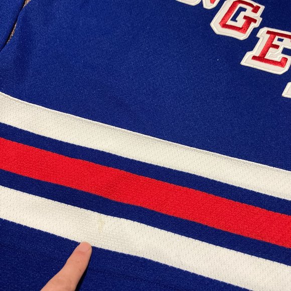 Vintage 90s New York Rangers CCM NHL Jersey Blue Size Small - Picture 8 of 9